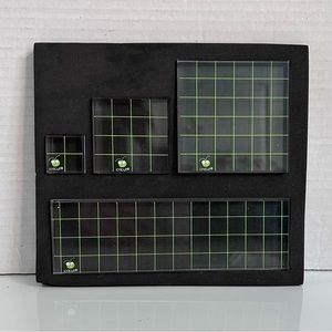 Cricut 4-pc acrylic stamp blocks with grid